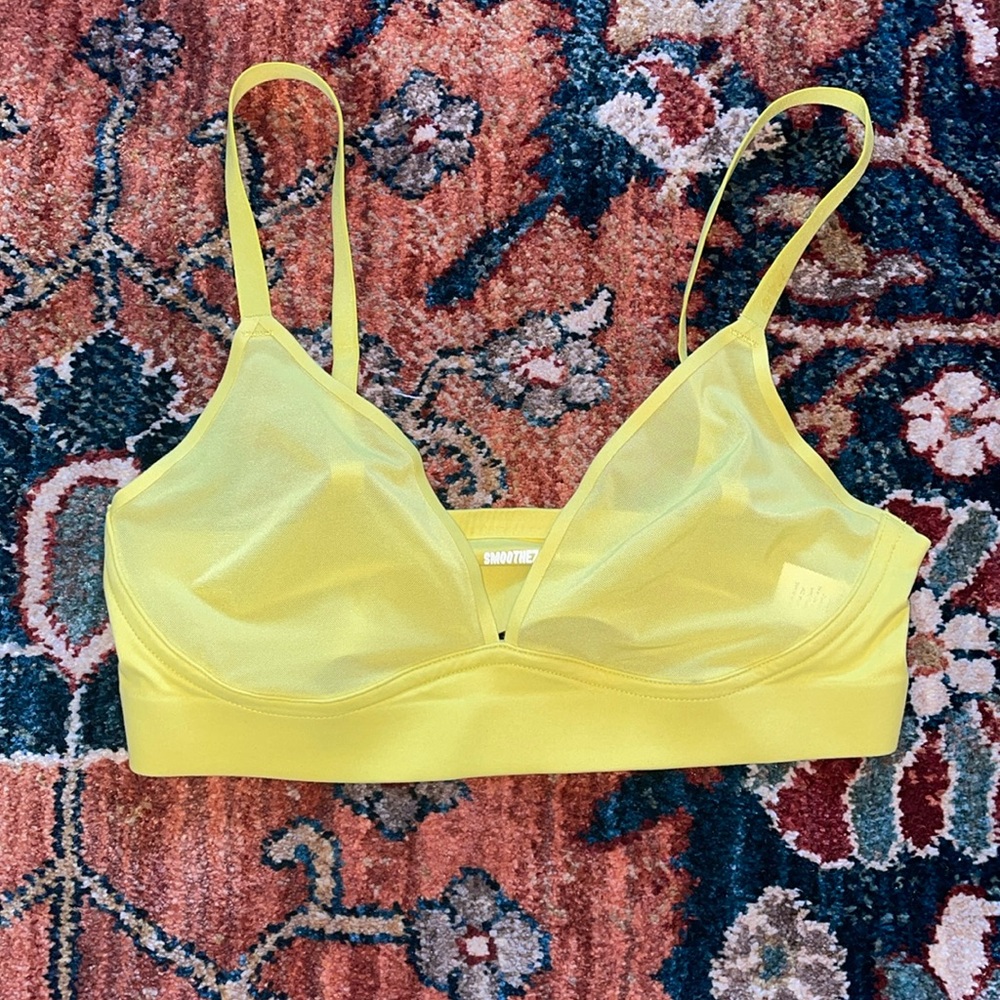 Aerie Smoothez Bra bright green